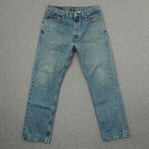 Vintage 90's Levi’s 505 Jeans 34x30 Straight Leg Regular Fit Medium Wash